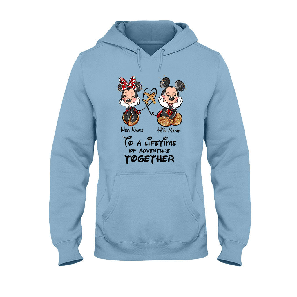 Personalized Disney Adventure T-shirt & Hoodie for Couples T-shirt & Hoodie GradoCreations