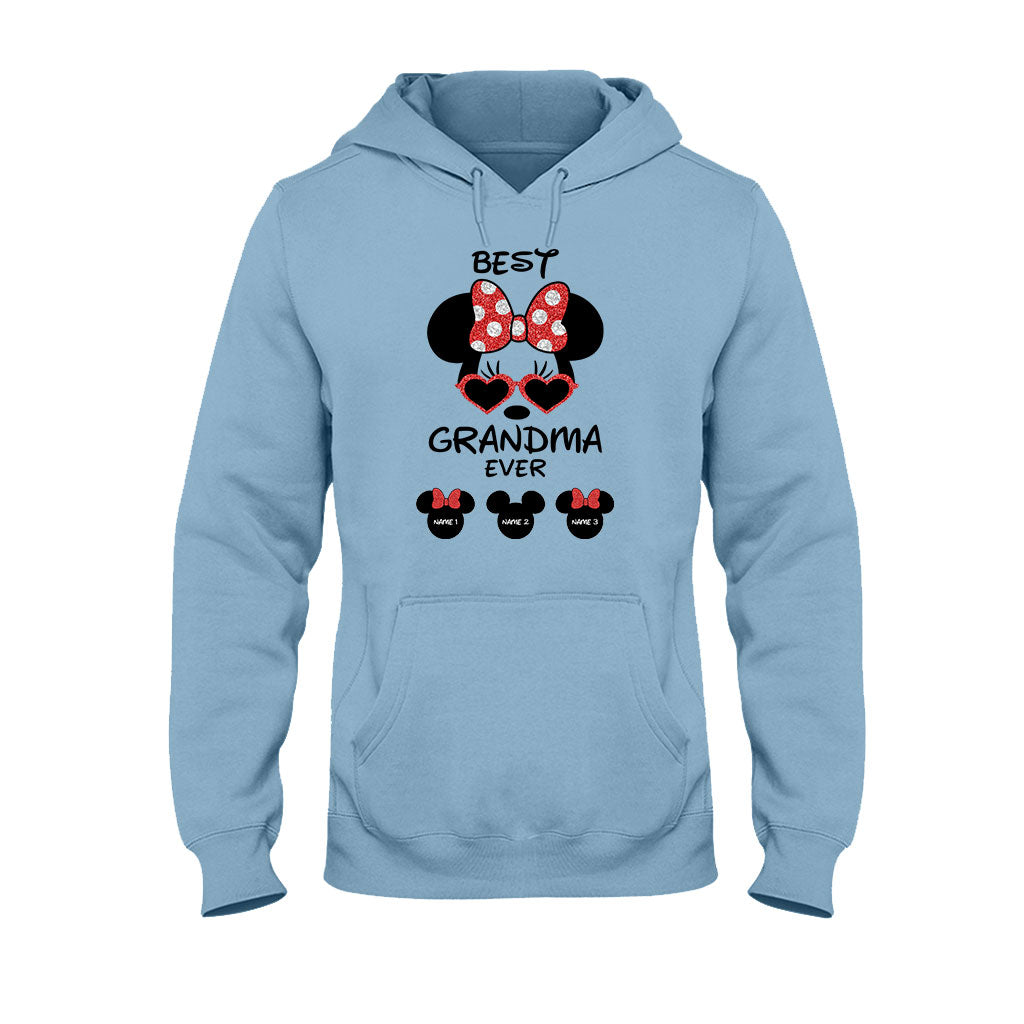 Personalized Best Grandma Ever T-shirt & Hoodie with Custom Names T-shirt & Hoodie GradoCreations