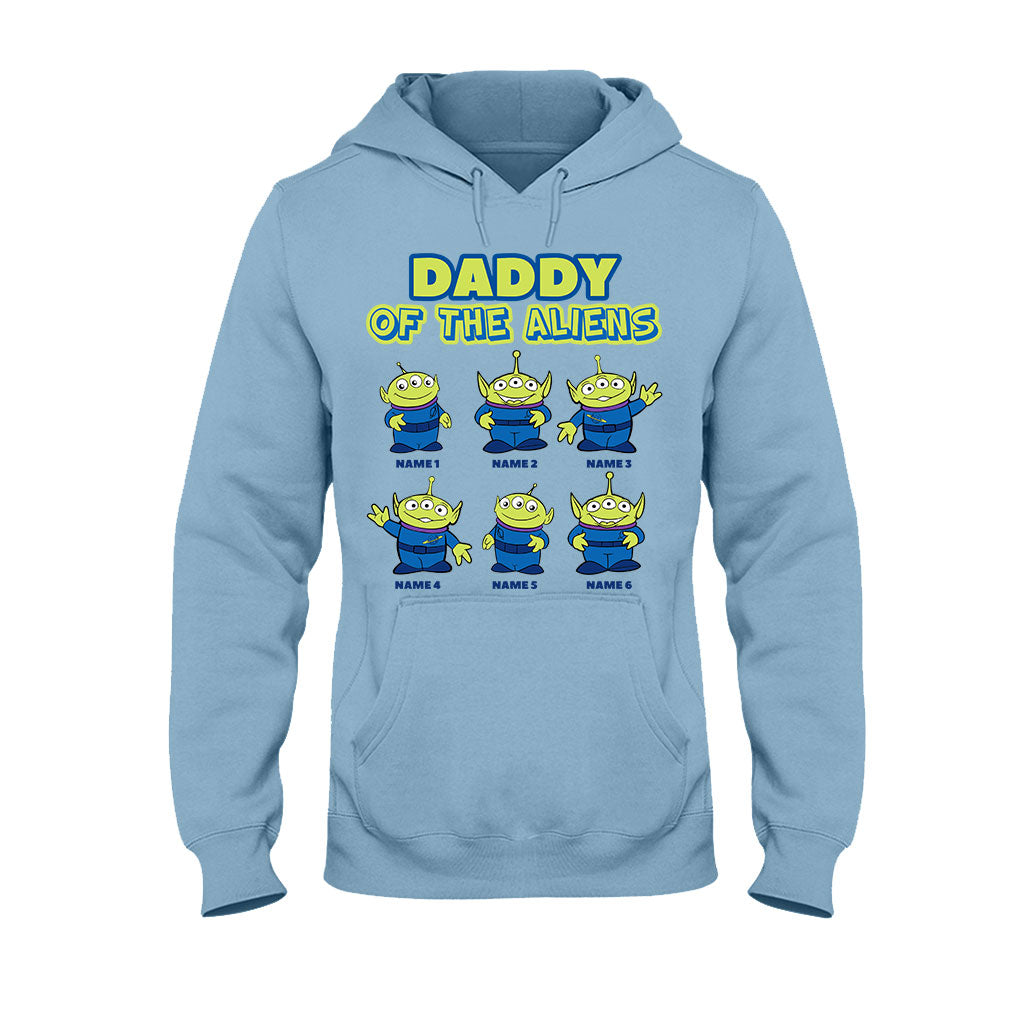 Personalized Daddy Of The Aliens T-Shirt & Hoodie Gift for Dad T-shirt & Hoodie GradoCreations