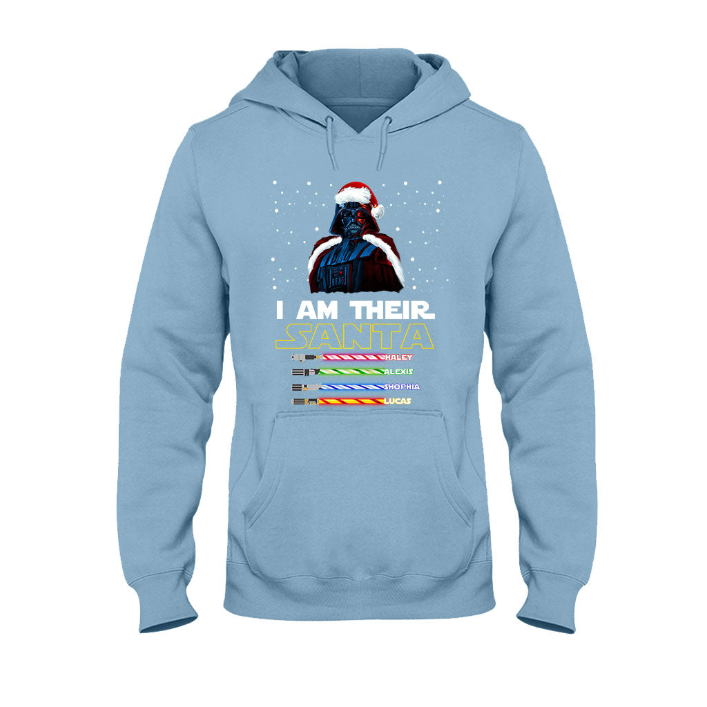 Personalized Christmas T-Shirt & Hoodie Gift for Dad - I Am Their Santa T-shirt & Hoodie GradoCreations