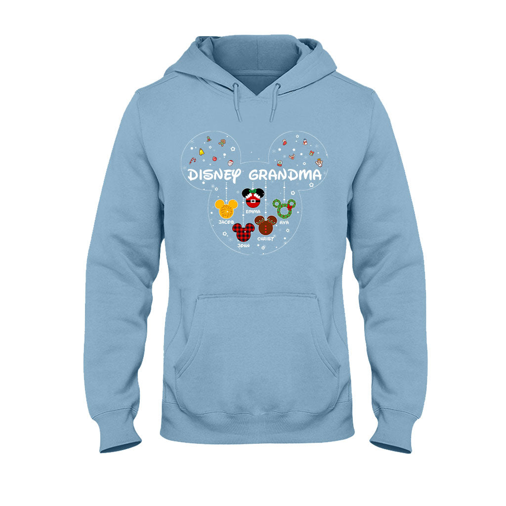 Personalized Christmas T-shirt and Hoodie for Grandma T-shirt & Hoodie GradoCreations
