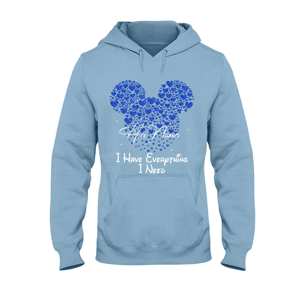 Personalized Mouse T-shirt & Hoodie Custom Name Gift for Couples T-shirt & Hoodie GradoCreations