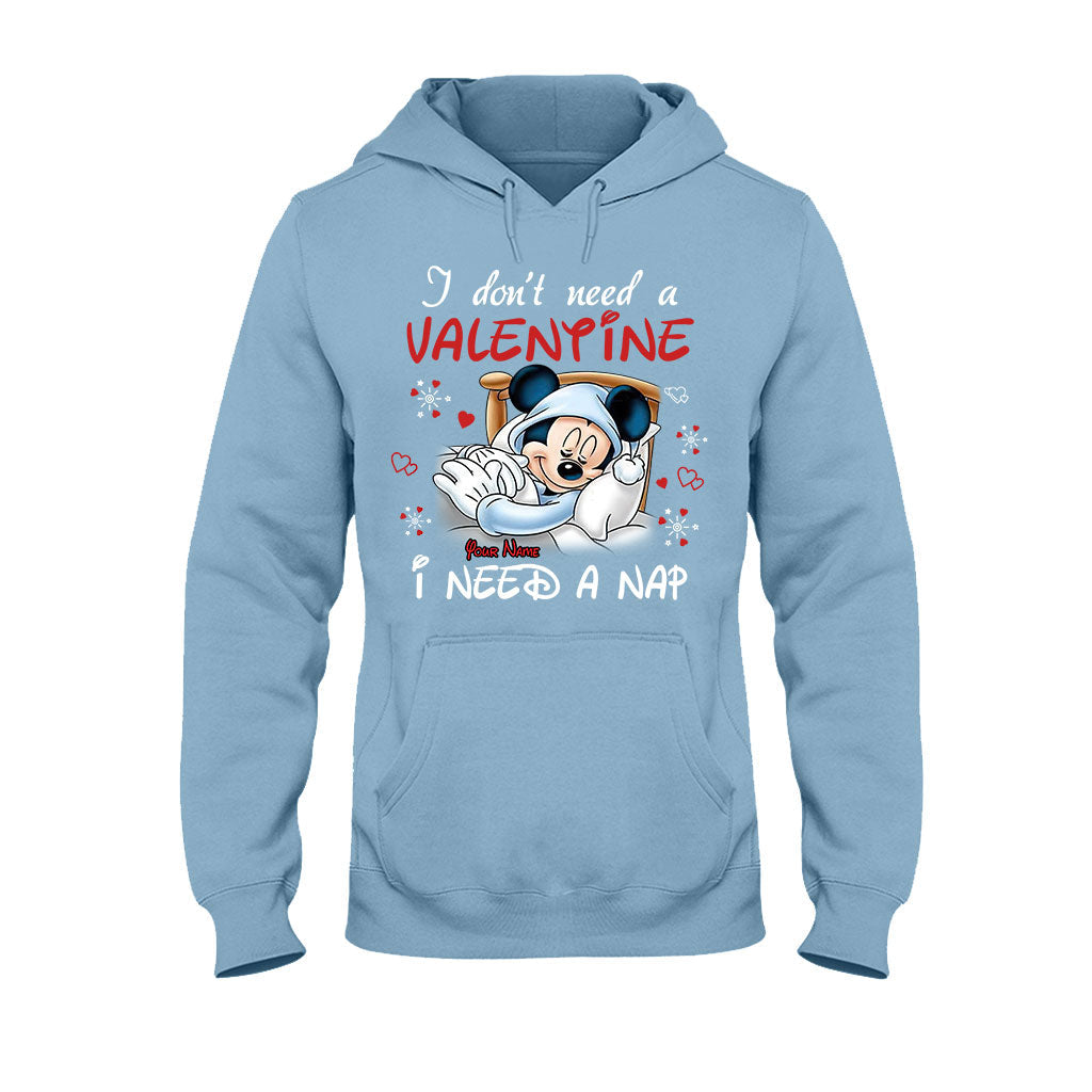 Personalized Valentine T-shirt with Mickey Mouse Design for Her T-shirt & Hoodie GradoCreations