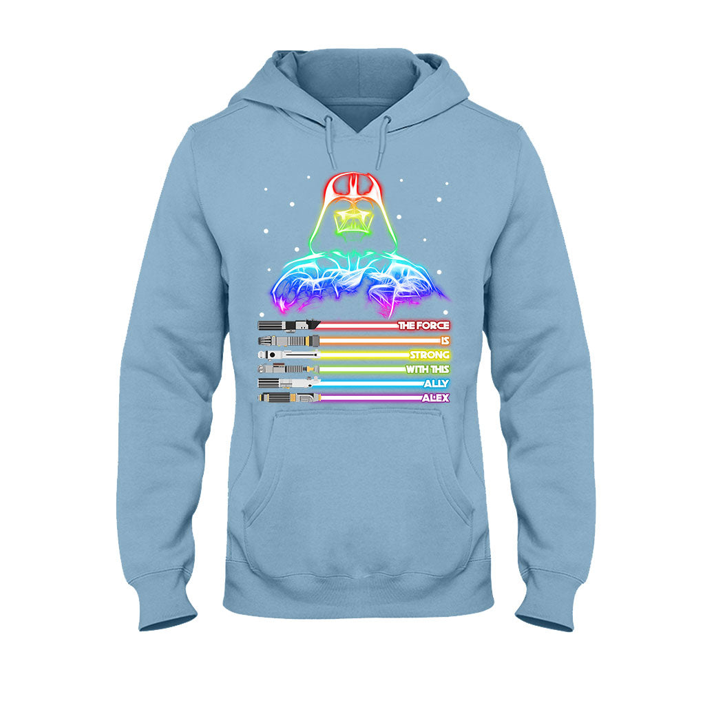 Personalized LGBT Support T-Shirt & Hoodie with Custom Name T-shirt & Hoodie GradoCreations