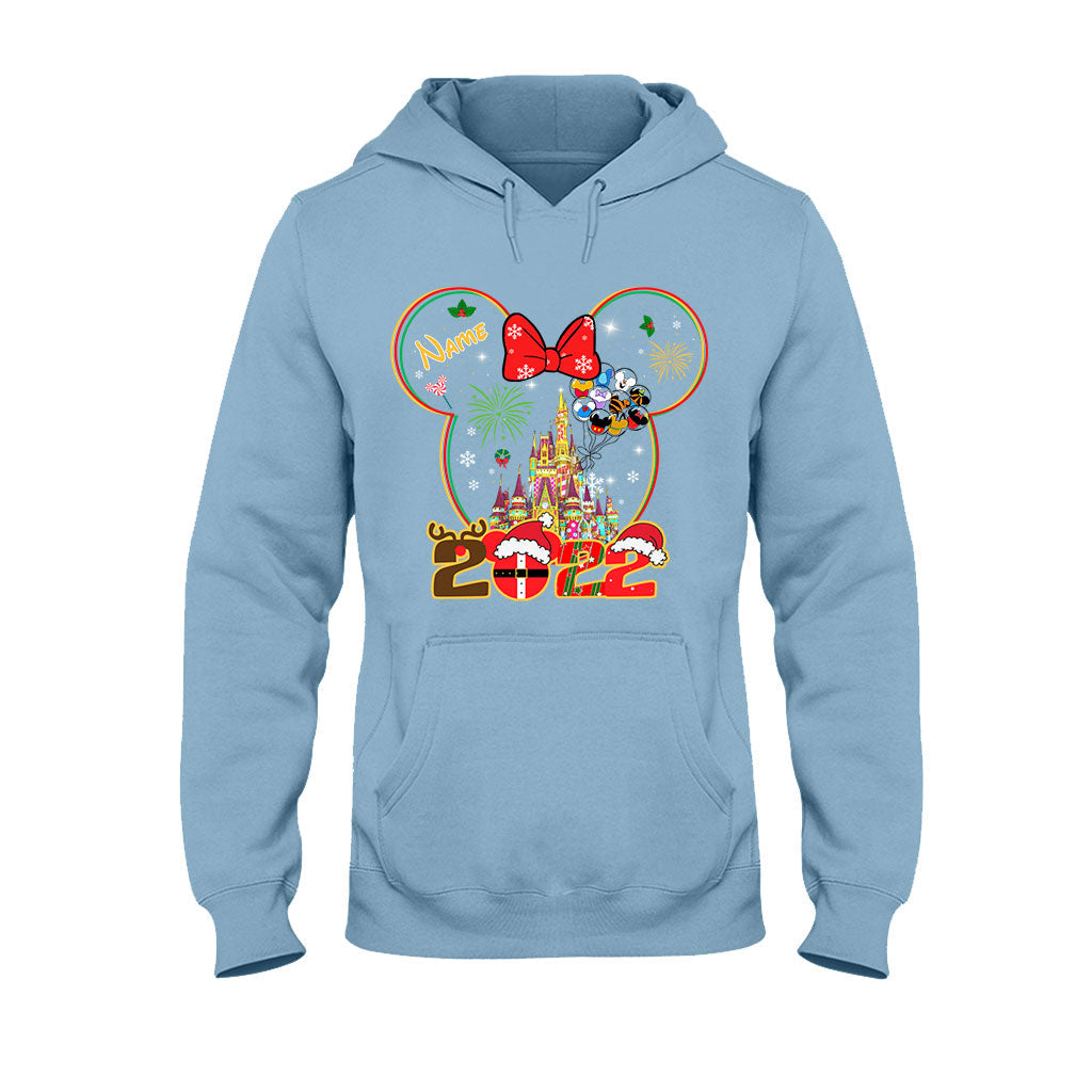 Personalized Christmas Mouse T-shirt & Hoodie for Kids - Custom Name Gift T-shirt & Hoodie GradoCreations