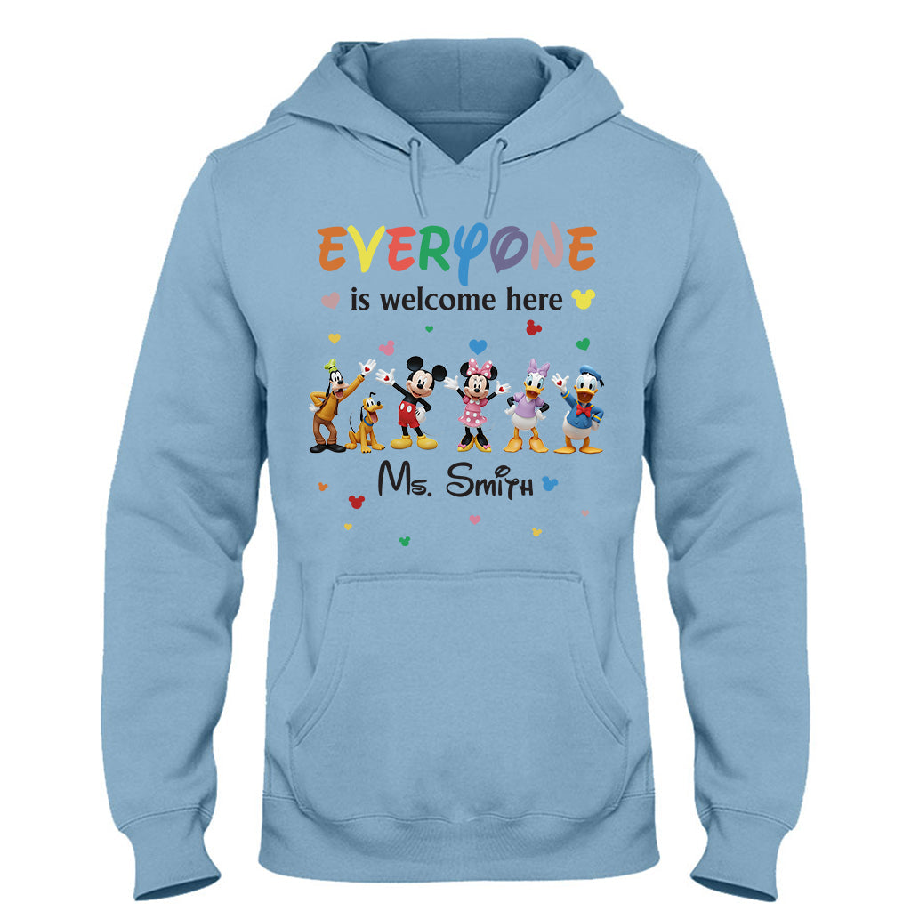 Personalized 'Everyone Is Welcome Here' T-shirt & Hoodie for Kids T-shirt & Hoodie GradoCreations