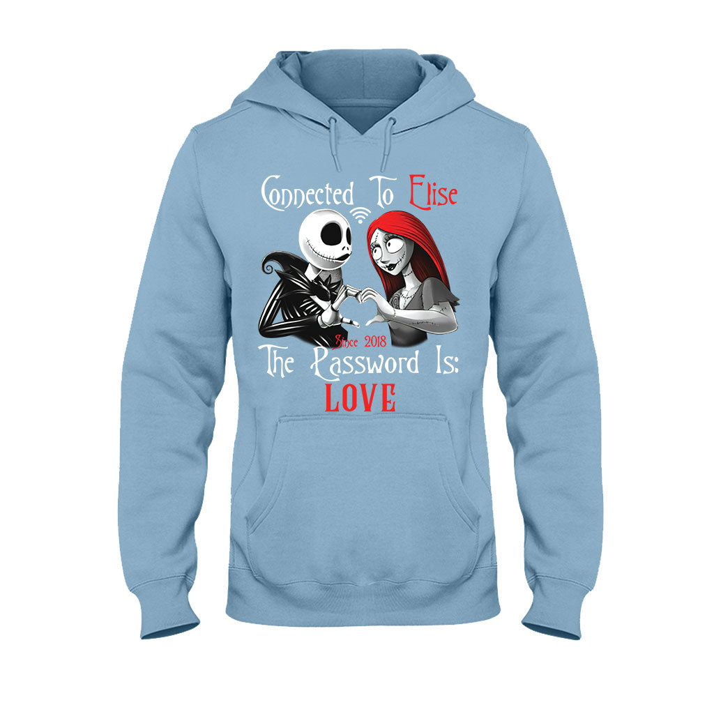 Personalized Couple T-Shirt & Hoodie with Custom Name Gift T-shirt & Hoodie GradoCreations