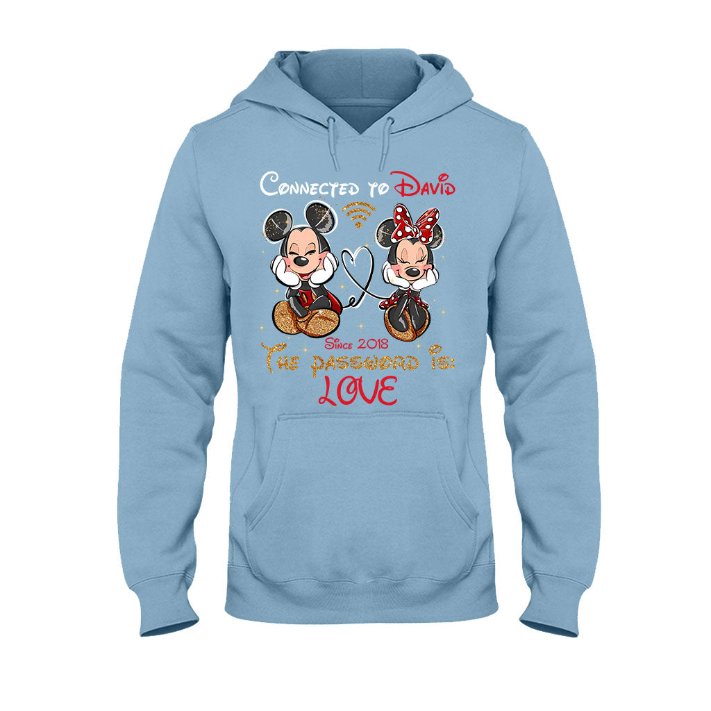 Personalized Couple T-shirt and Hoodie with Custom Names & Year T-shirt & Hoodie GradoCreations