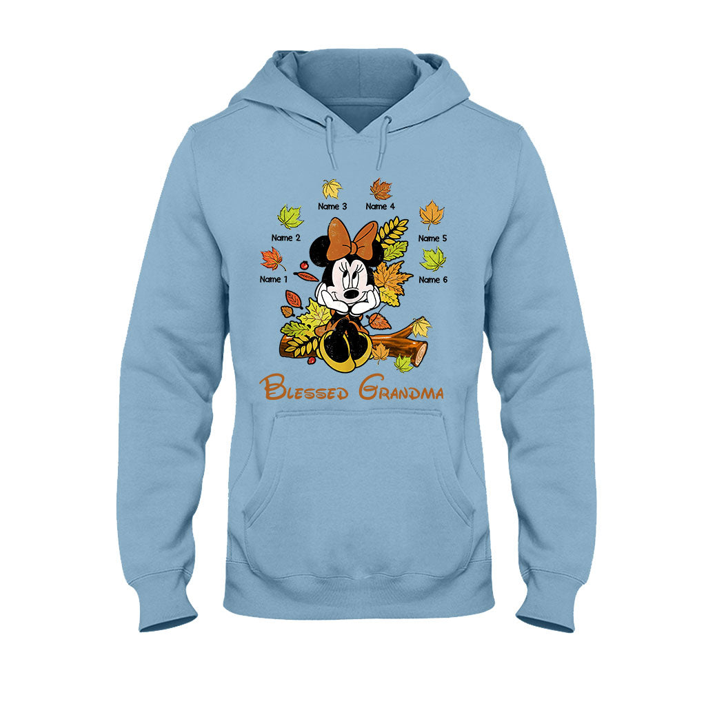 Personalized Blessed Grandma T-Shirt & Hoodie with Custom Names T-shirt & Hoodie GradoCreations