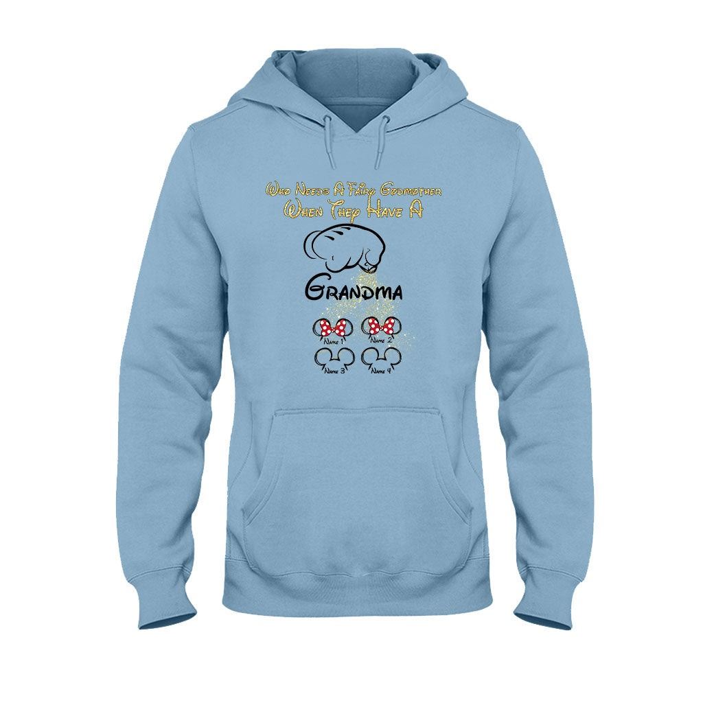 Personalized Mother's Day T-shirt & Hoodie with Custom Names for Grandma T-shirt & Hoodie GradoCreations