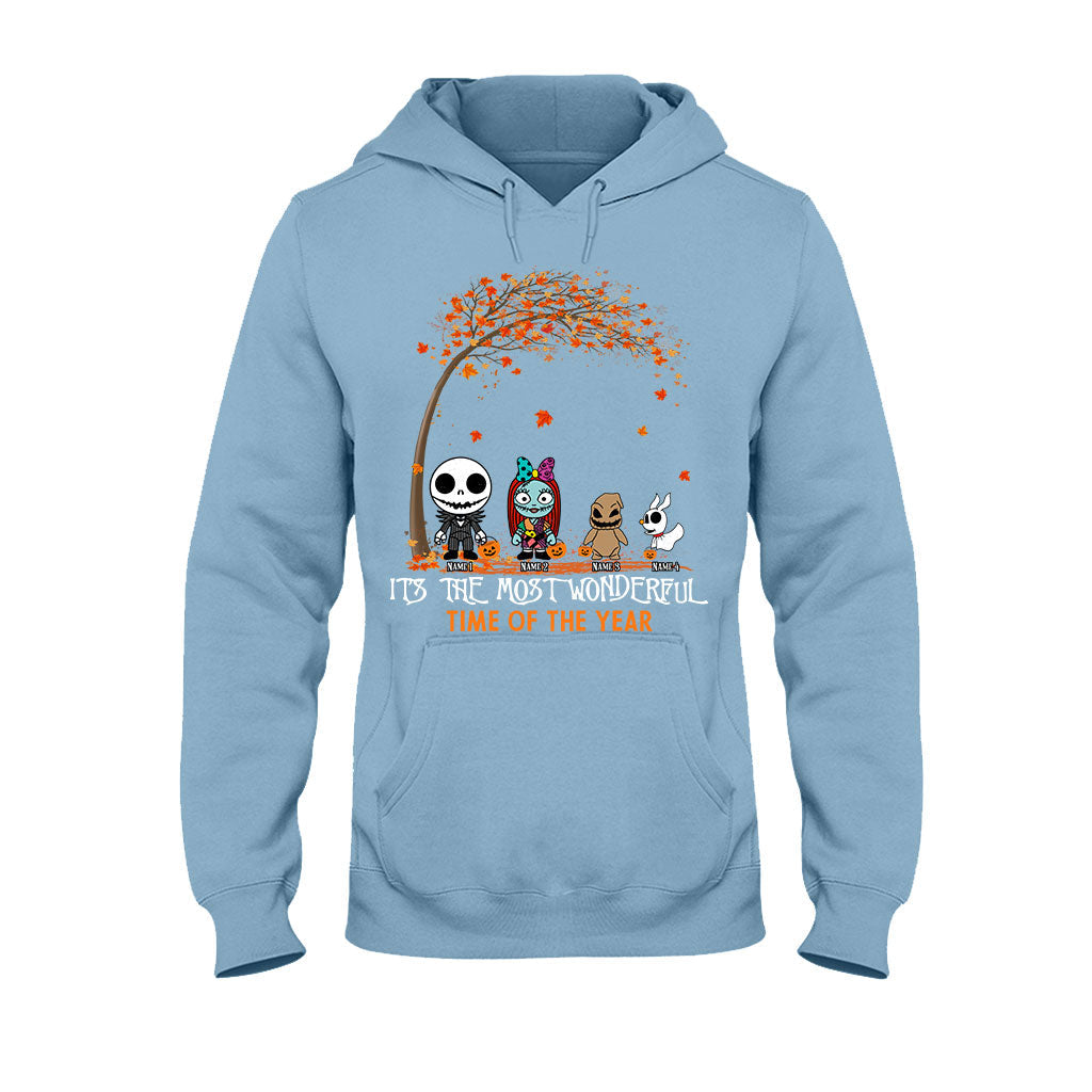 Personalized Halloween T-shirt & Hoodie with Custom Names for Family T-shirt & Hoodie GradoCreations
