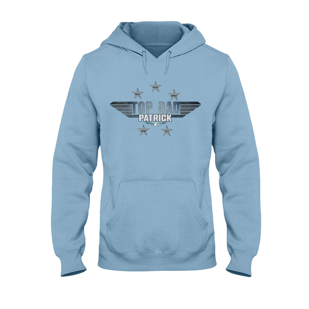 Personalized Top Dad T-shirt & Hoodie Gift with Custom Name T-shirt & Hoodie GradoCreations