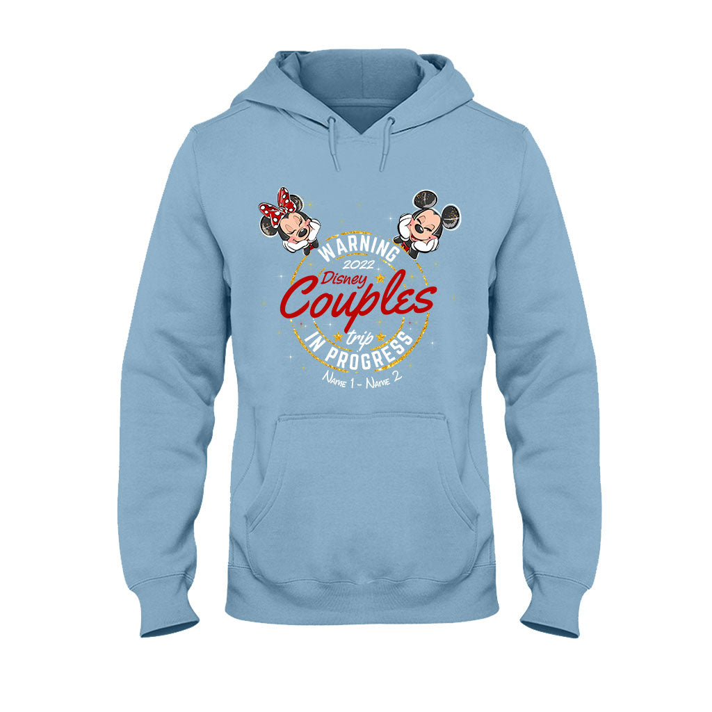 Personalized Disney Couples Trip T-shirt & Hoodie with Names T-shirt & Hoodie GradoCreations