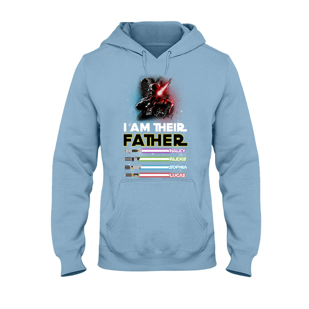 Personalized Father T-shirt & Hoodie with Custom Names | Father's Day Gift T-shirt & Hoodie GradoCreations
