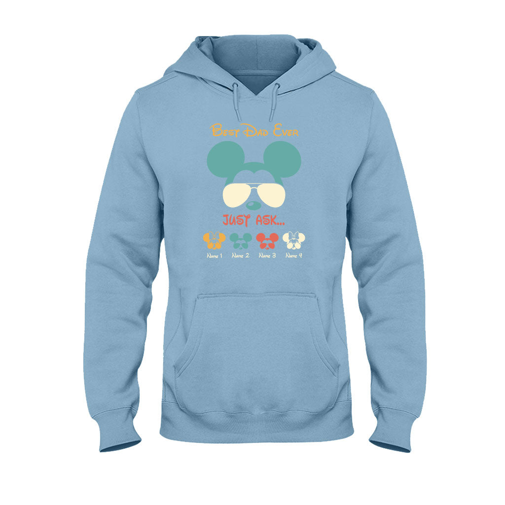 Personalized Father's Day Mouse T-Shirt & Hoodie Gift for Dad T-shirt & Hoodie GradoCreations