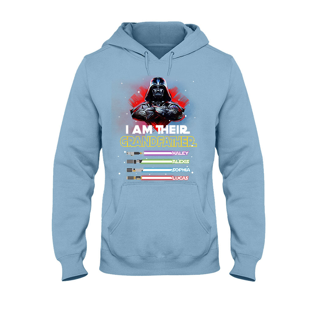 Personalized Grandfather T-shirt & Hoodie with Custom Names T-shirt & Hoodie GradoCreations