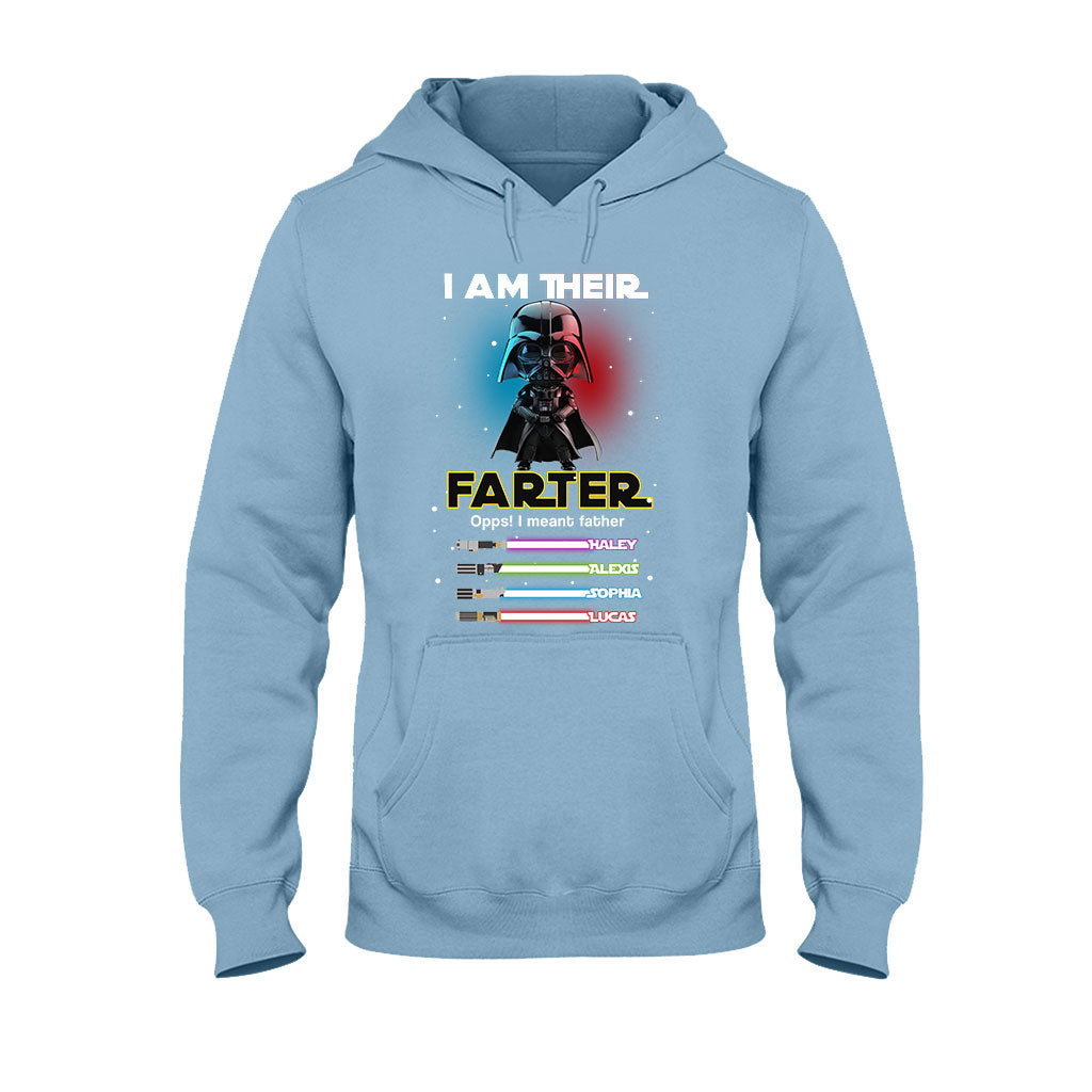 Personalized Father's Day T-shirt & Hoodie Custom Family Names Gift for Dad T-shirt & Hoodie GradoCreations