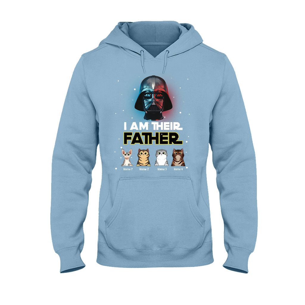 Personalized Cat T-shirt & Hoodie Gift for Dad | I Am Their Father T-shirt & Hoodie GradoCreations
