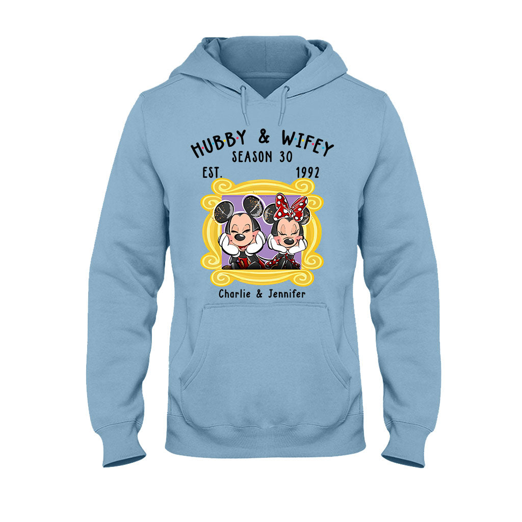 Personalized Couple T-shirt and Hoodie with Cute Design for Anniversary T-shirt & Hoodie GradoCreations