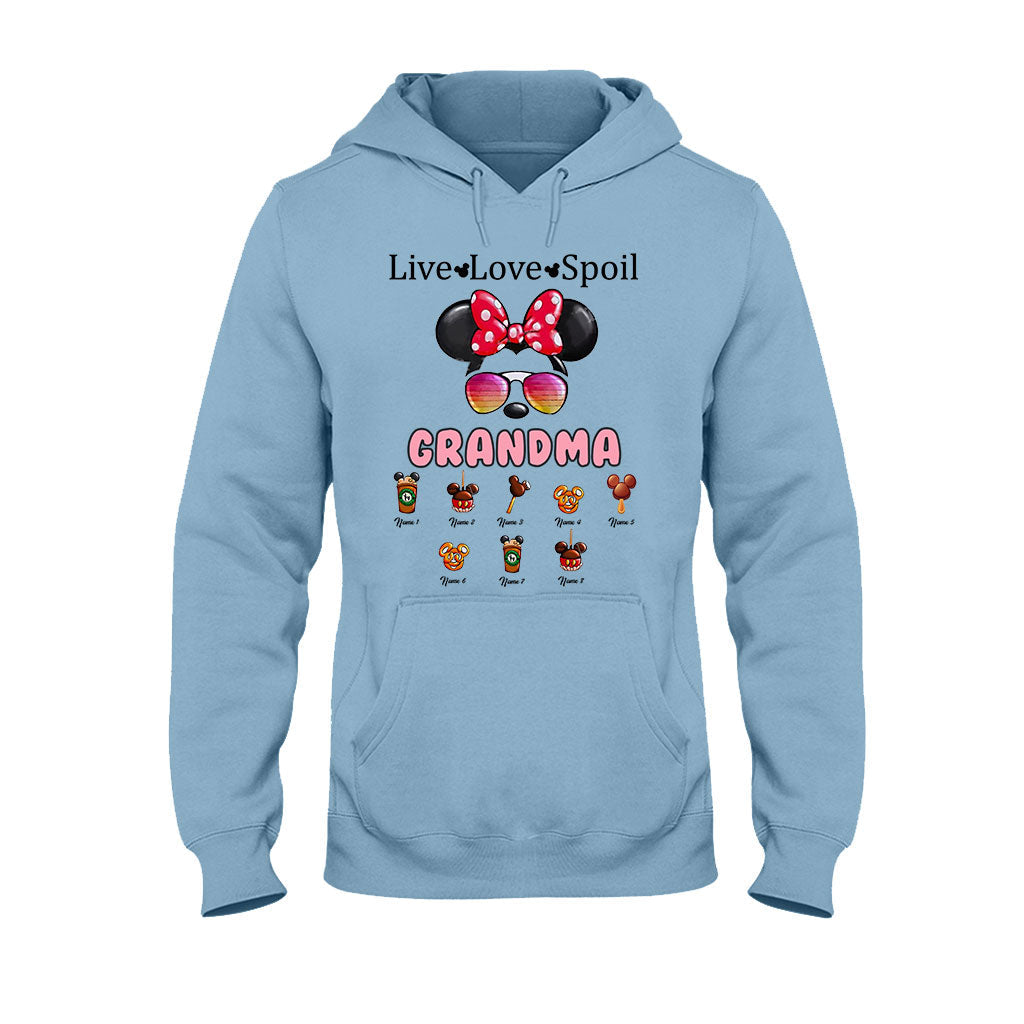 Personalized Live Love Spoil Mouse T-shirt for Grandma T-shirt & Hoodie GradoCreations