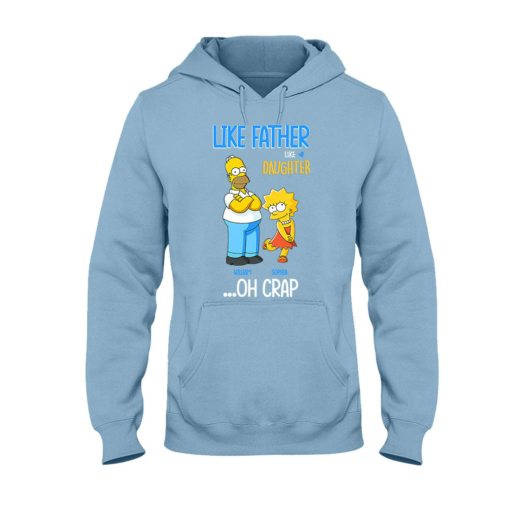 Personalized Father Daughter T-shirt and Hoodie Custom Name Gift T-shirt & Hoodie GradoCreations