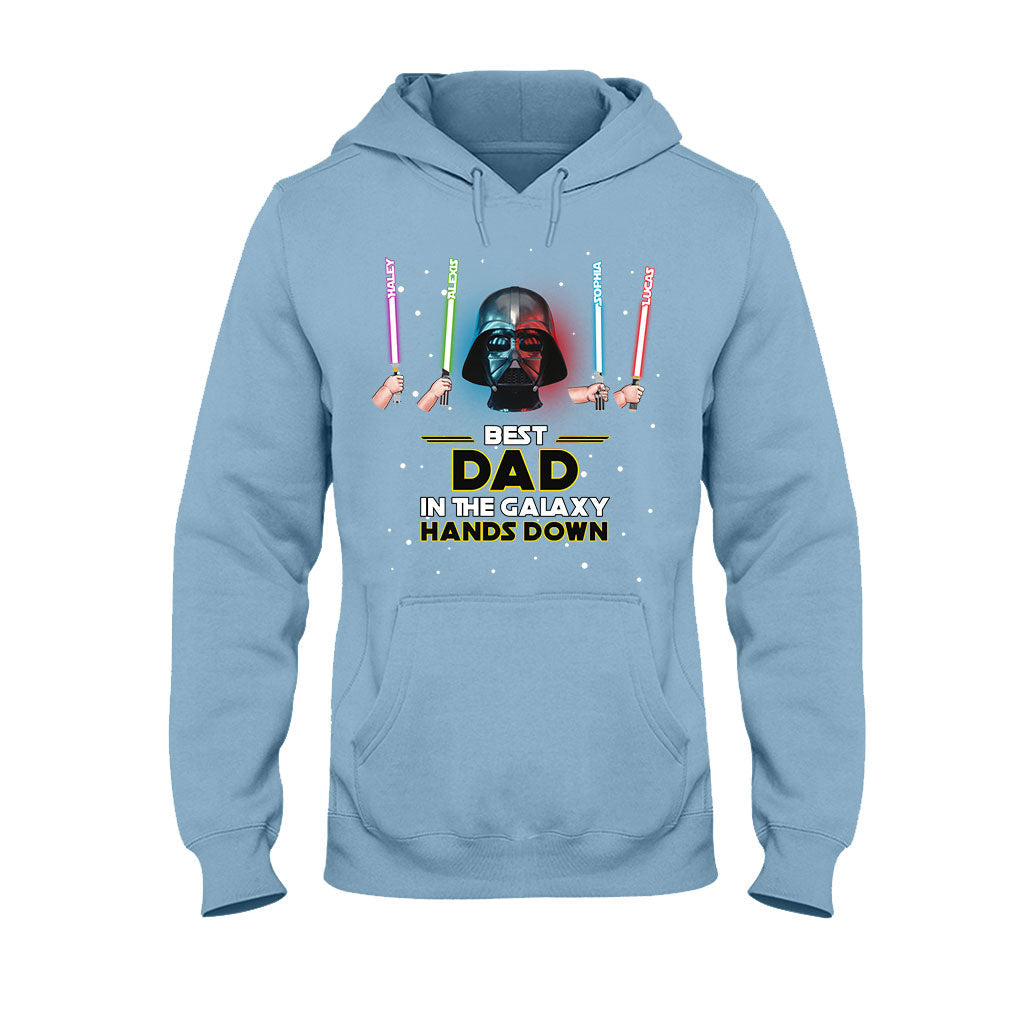 Personalized Best Dad in the Galaxy T-shirt & Hoodie Gift T-shirt & Hoodie GradoCreations