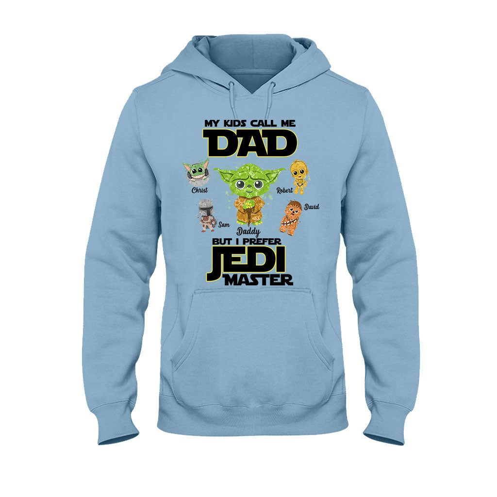 Personalized Jedi Master T-shirt for Dad with Custom Names T-shirt & Hoodie GradoCreations