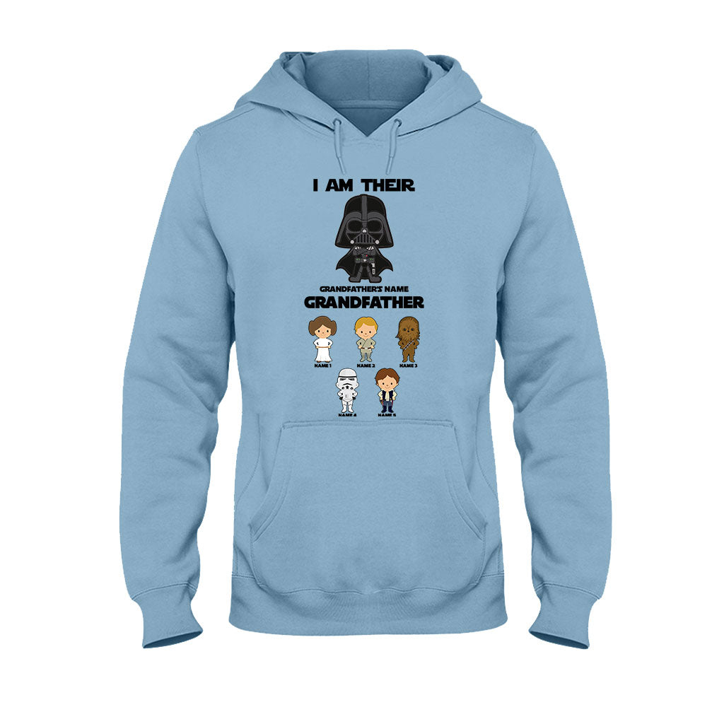 Personalized Father's Day T-shirt with Custom Names & Darth Vader Design T-shirt & Hoodie GradoCreations