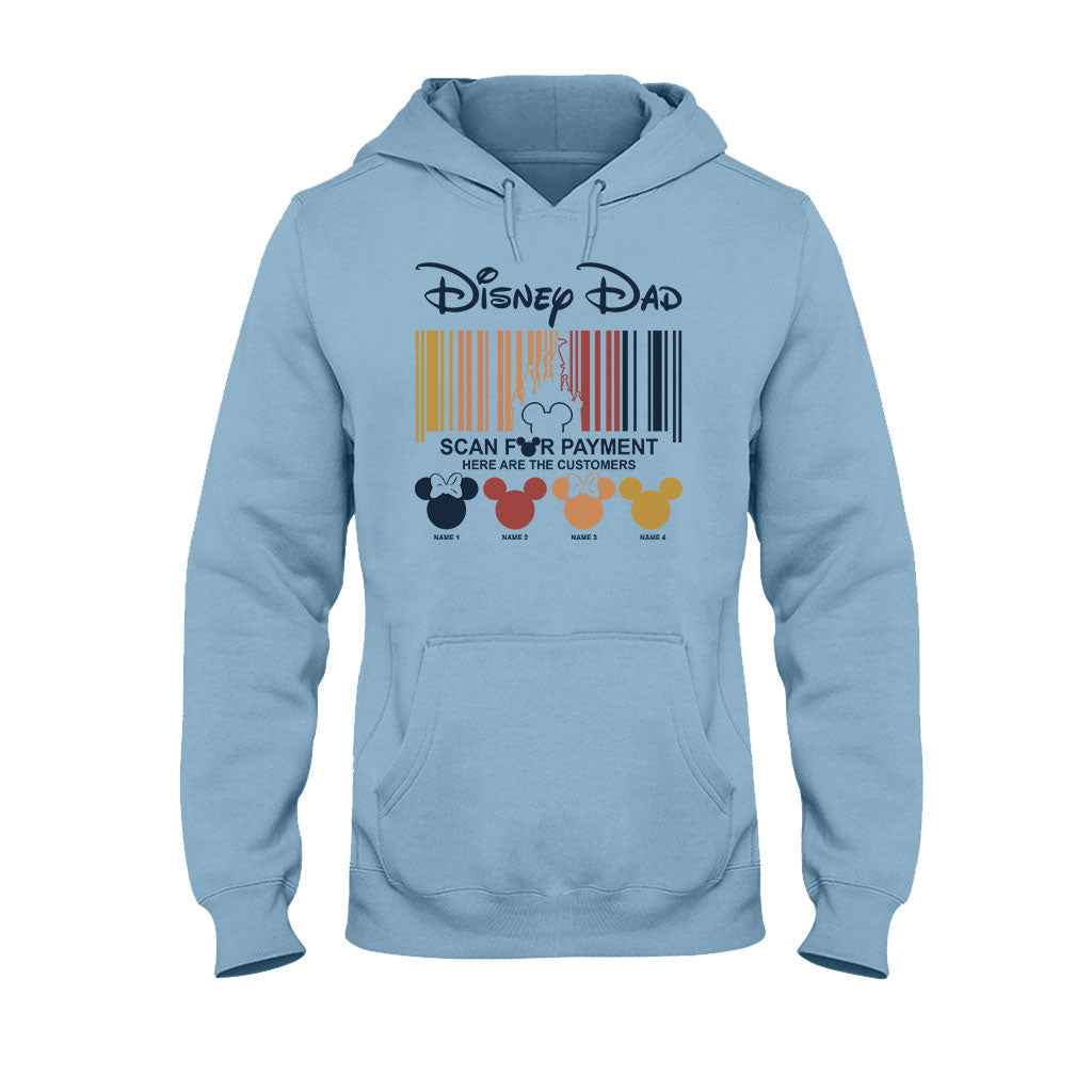 Personalized Scan For Payment T-shirt Hoodie Gift for Dad T-shirt & Hoodie GradoCreations