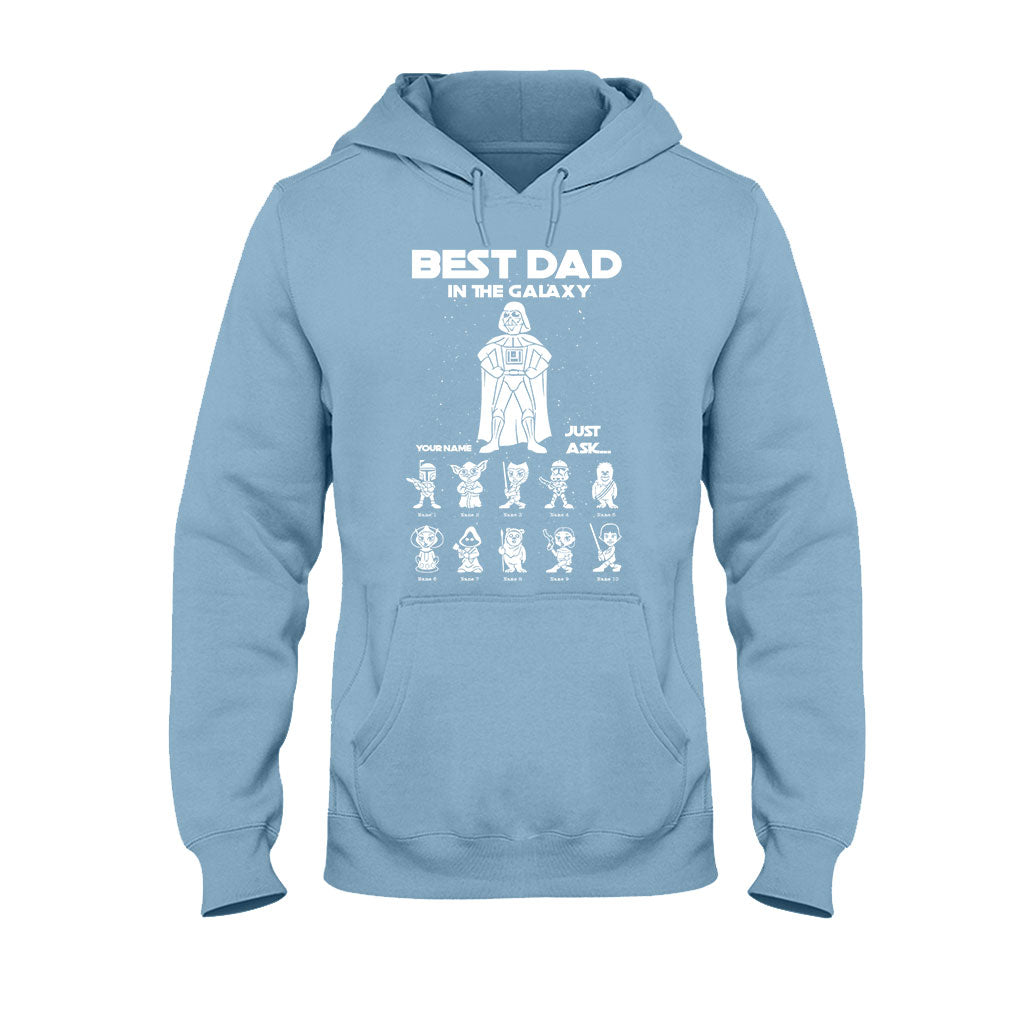 Personalized Best Dad In The Galaxy T-shirt & Hoodie Gift T-shirt & Hoodie GradoCreations