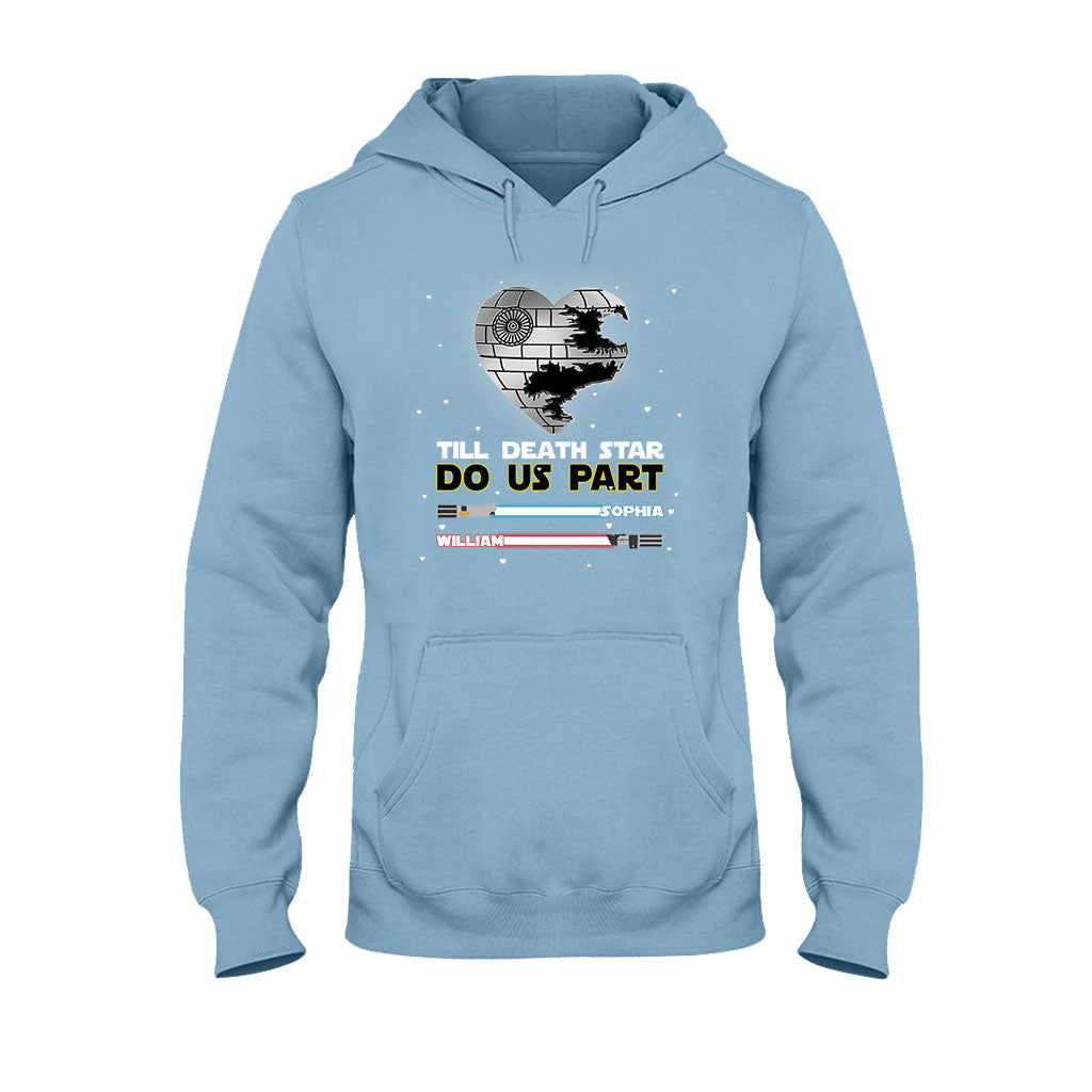 Personalized Till Death Star Do Us Part Couple T-shirt & Hoodie Gift T-shirt & Hoodie GradoCreations