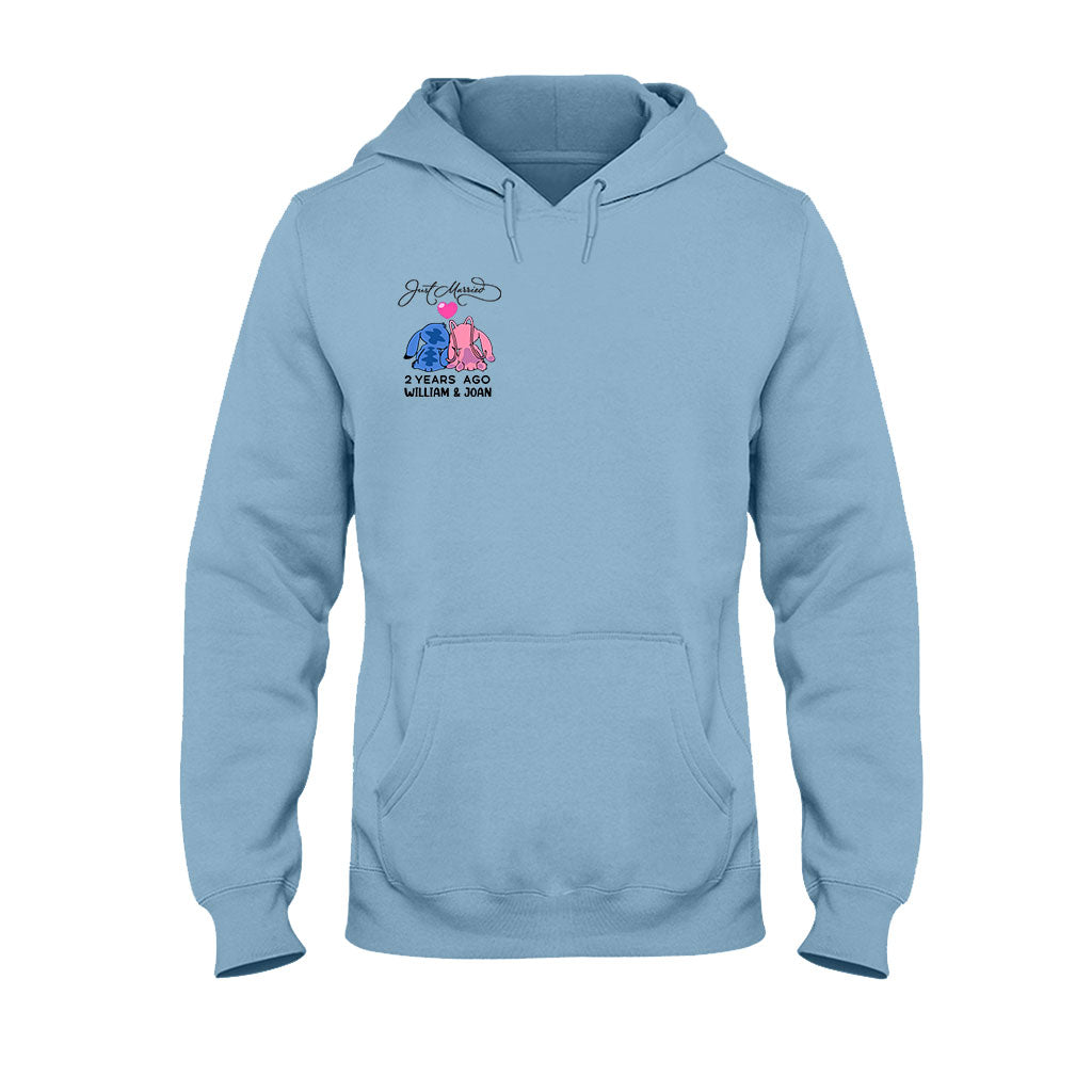 Personalized Just Married Couple T-Shirt & Hoodie Gift Idea T-shirt & Hoodie GradoCreations