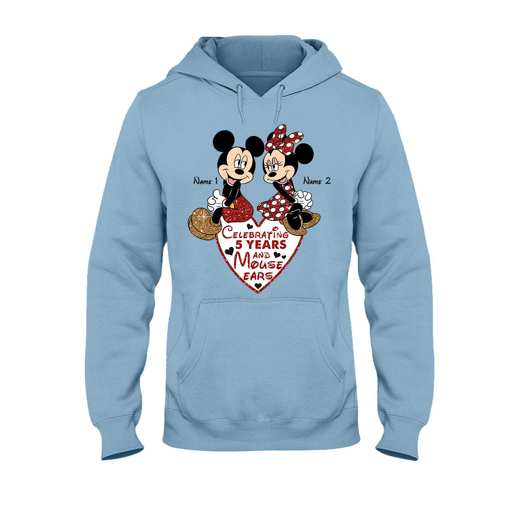 Personalized Couple Mouse T-shirt & Hoodie Gift for Anniversary T-shirt & Hoodie GradoCreations
