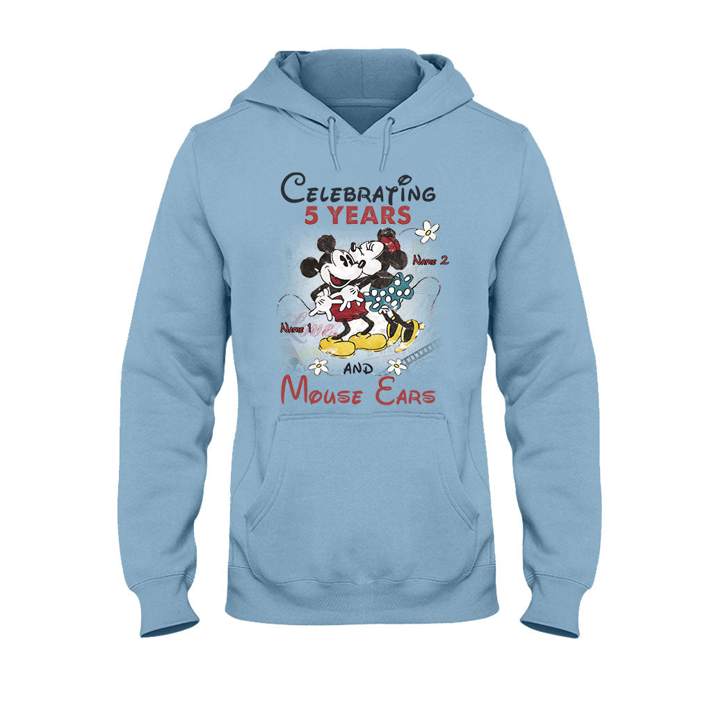 Personalized Couple Mouse T-shirt and Hoodie for Anniversary Gift T-shirt & Hoodie GradoCreations