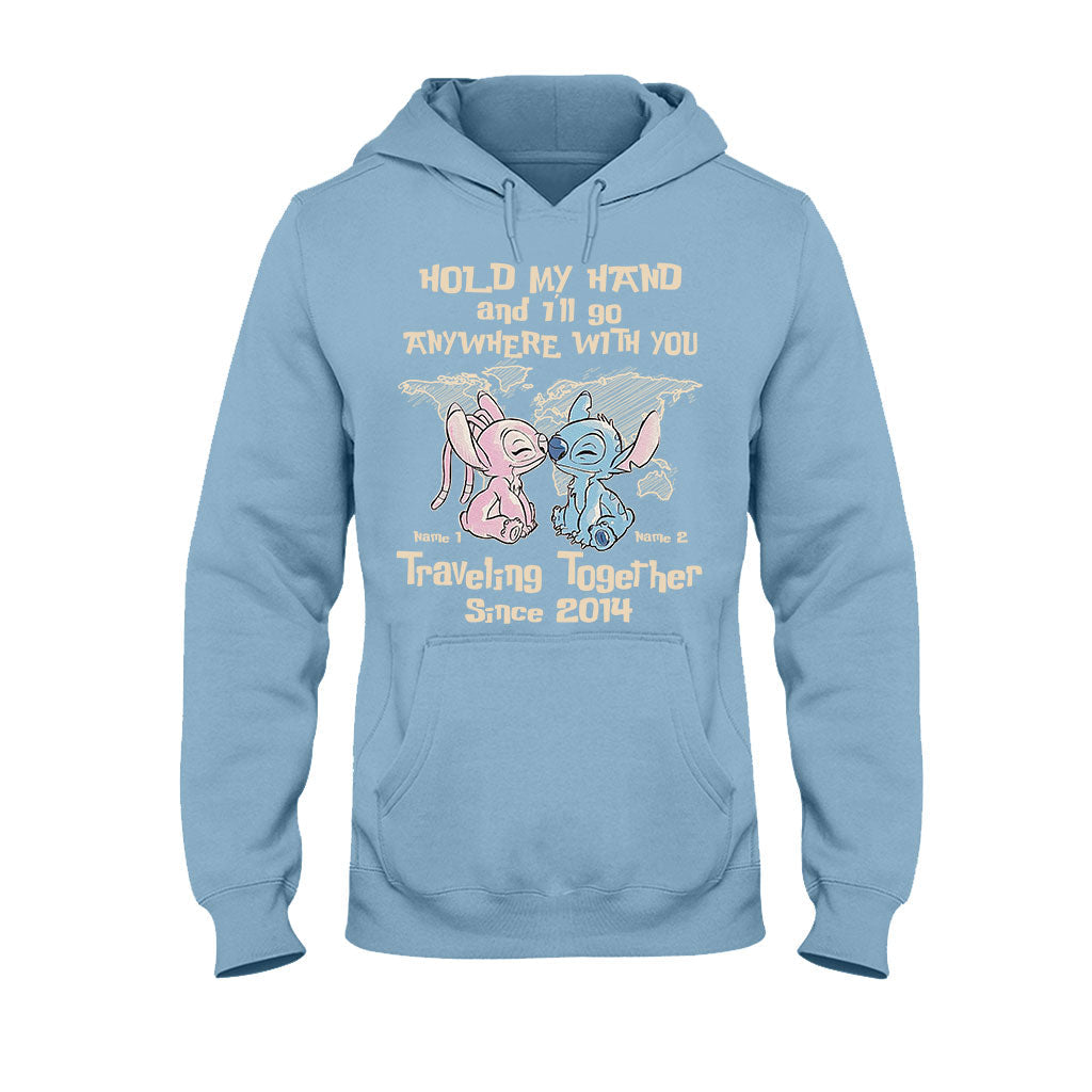 Personalized Couple Ohana T-Shirt & Hoodie Custom Names Gift T-shirt & Hoodie GradoCreations