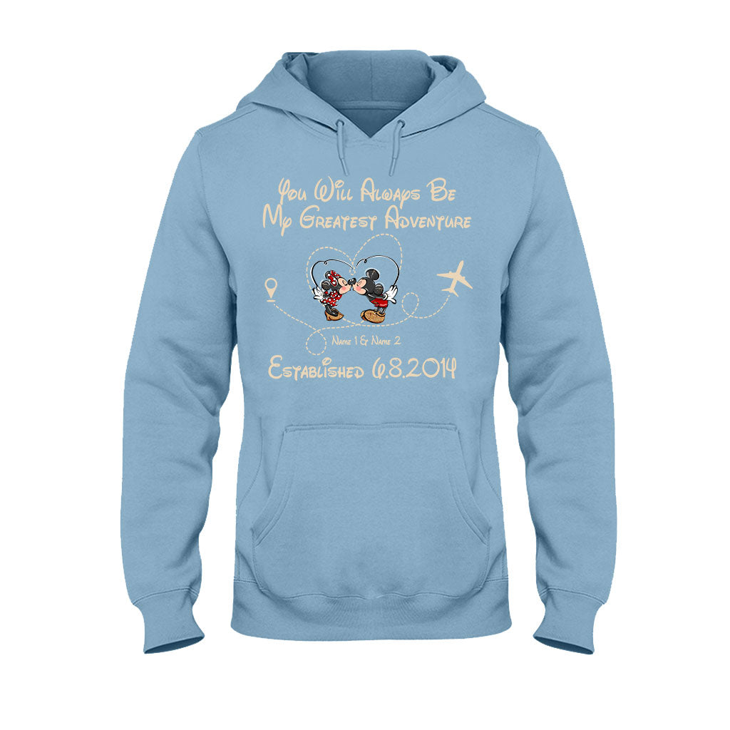 Personalized Couple Mouse T-shirt & Hoodie Gift for Valentine’s Day T-shirt & Hoodie GradoCreations