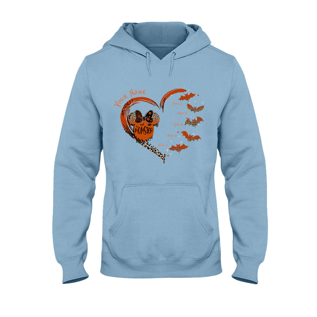 Personalized Halloween Momster T-Shirt & Hoodie Gift for Mom T-shirt & Hoodie GradoCreations