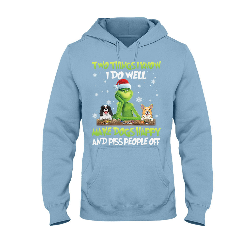 Personalized Grinch Christmas T-Shirt & Hoodie Gift for Dog Lovers T-shirt & Hoodie GradoCreations