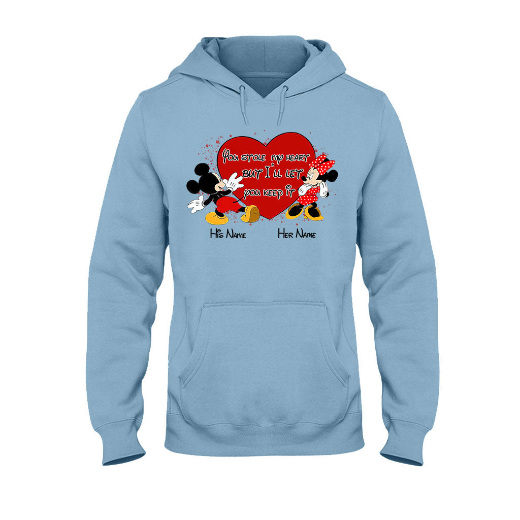 Personalized Couple Mouse T-shirt & Hoodie with Names Gift T-shirt & Hoodie GradoCreations