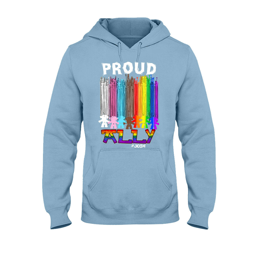 Personalized Proud Ally LGBT T-shirt & Hoodie for Everyone T-shirt & Hoodie GradoCreations