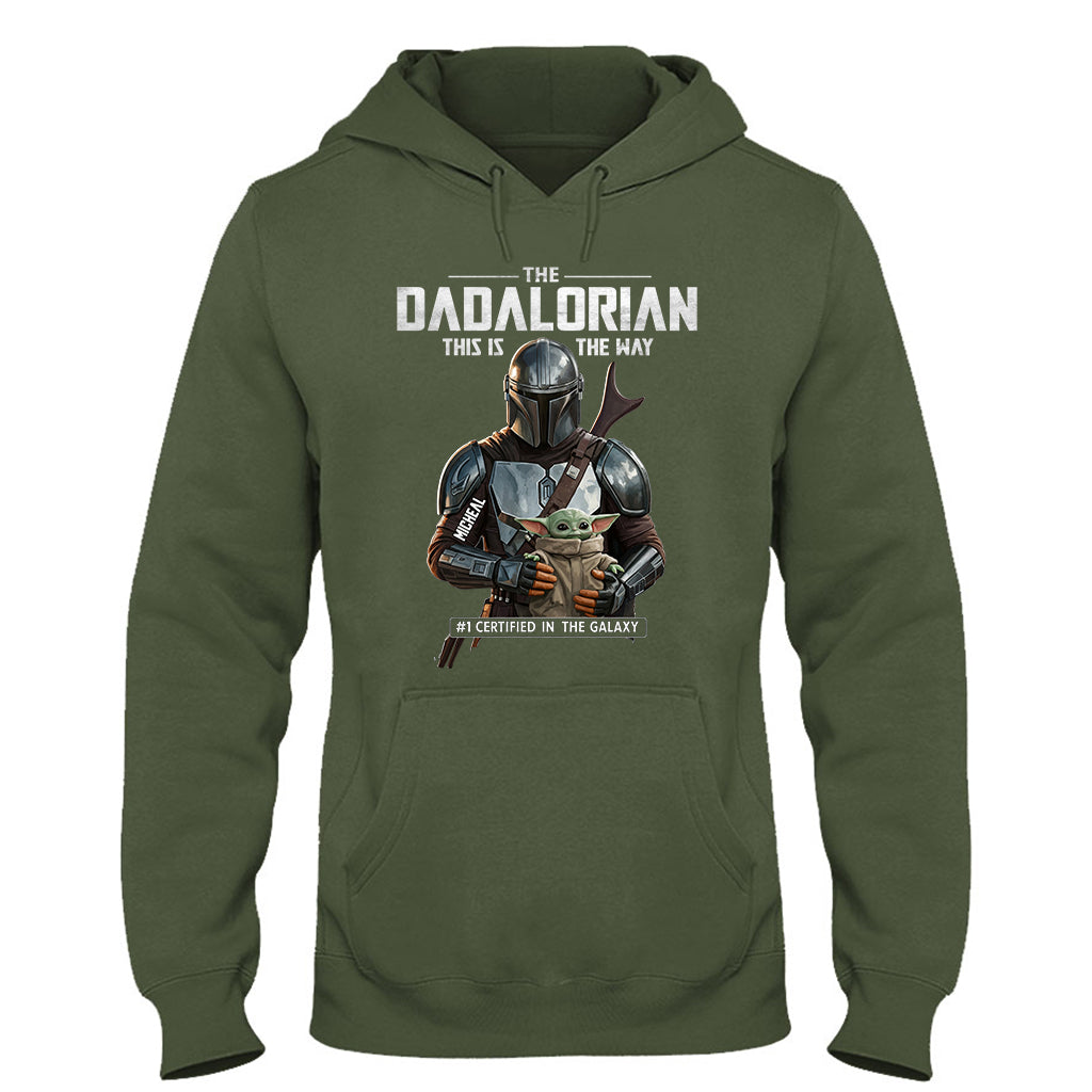 Personalized Dadalorian This Is The Way T-shirt & Hoodie Gift for Dad T-shirt & Hoodie GradoCreations