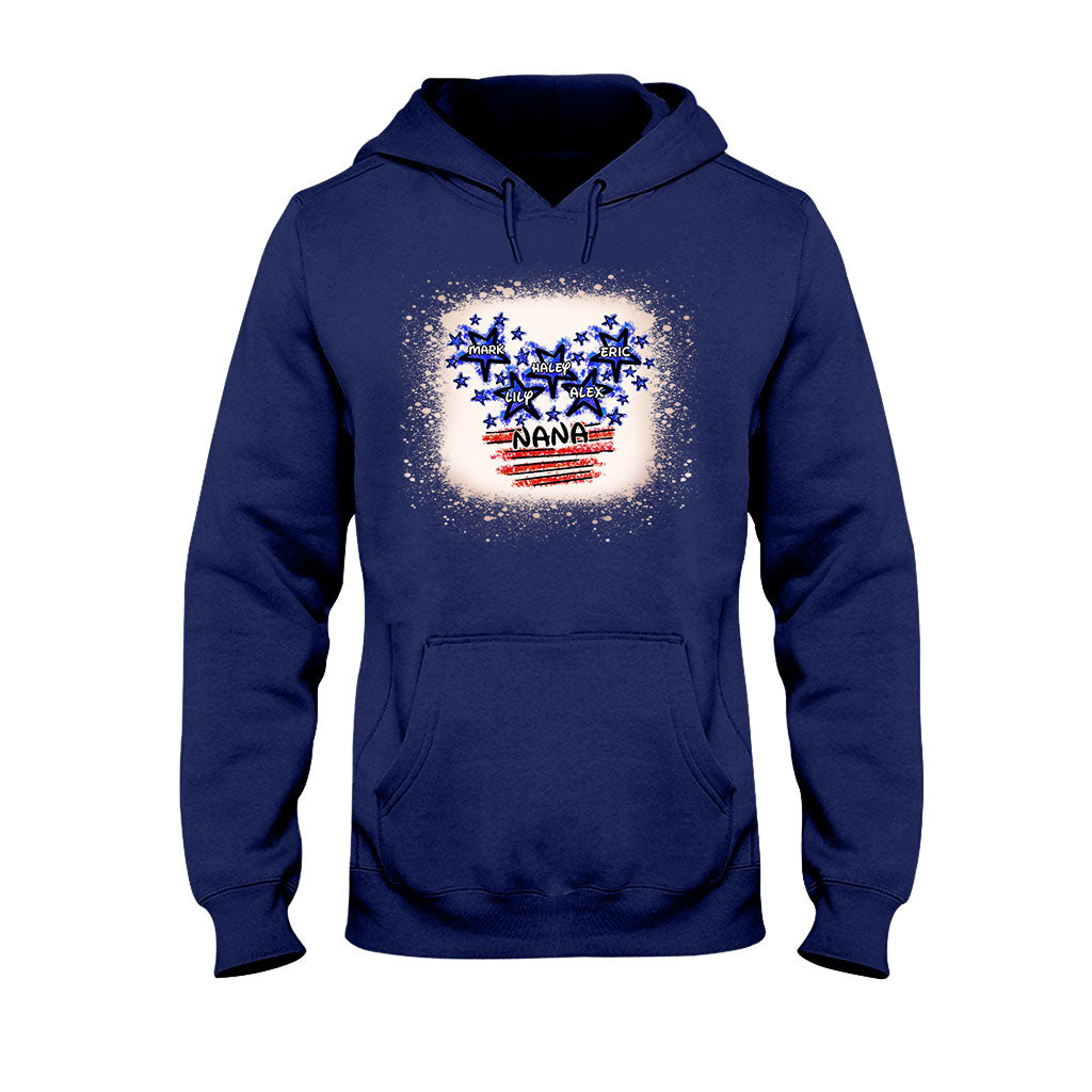 Personalized Independence Day T-shirt for Nana Custom Names Gift T-shirt & Hoodie GradoCreations