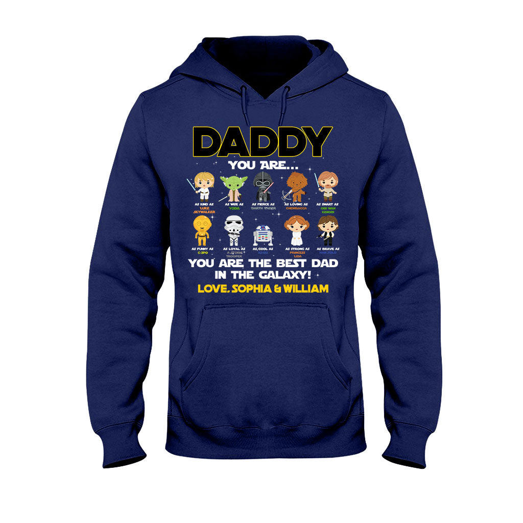 Personalized Father's Day T-shirt with Star Wars Design Gift for Dad T-shirt & Hoodie GradoCreations