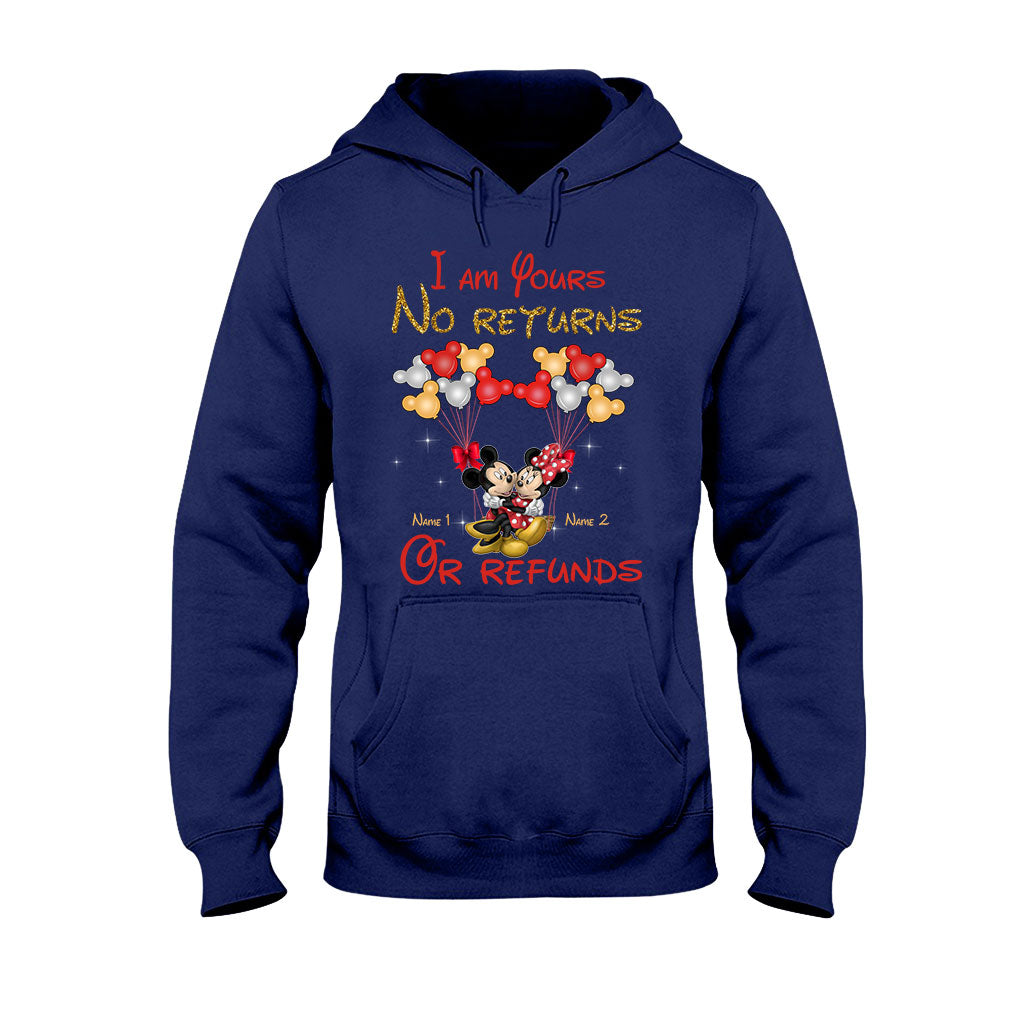 Personalized Couple T-Shirt & Hoodie with Custom Names Gift T-shirt & Hoodie GradoCreations