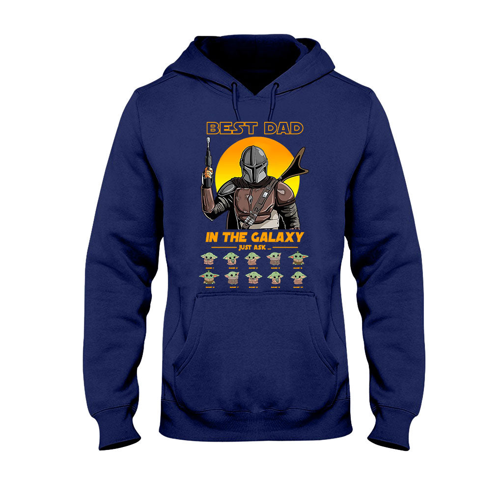 Personalized Best Dad In The Galaxy T-shirt & Hoodie Gift T-shirt & Hoodie GradoCreations