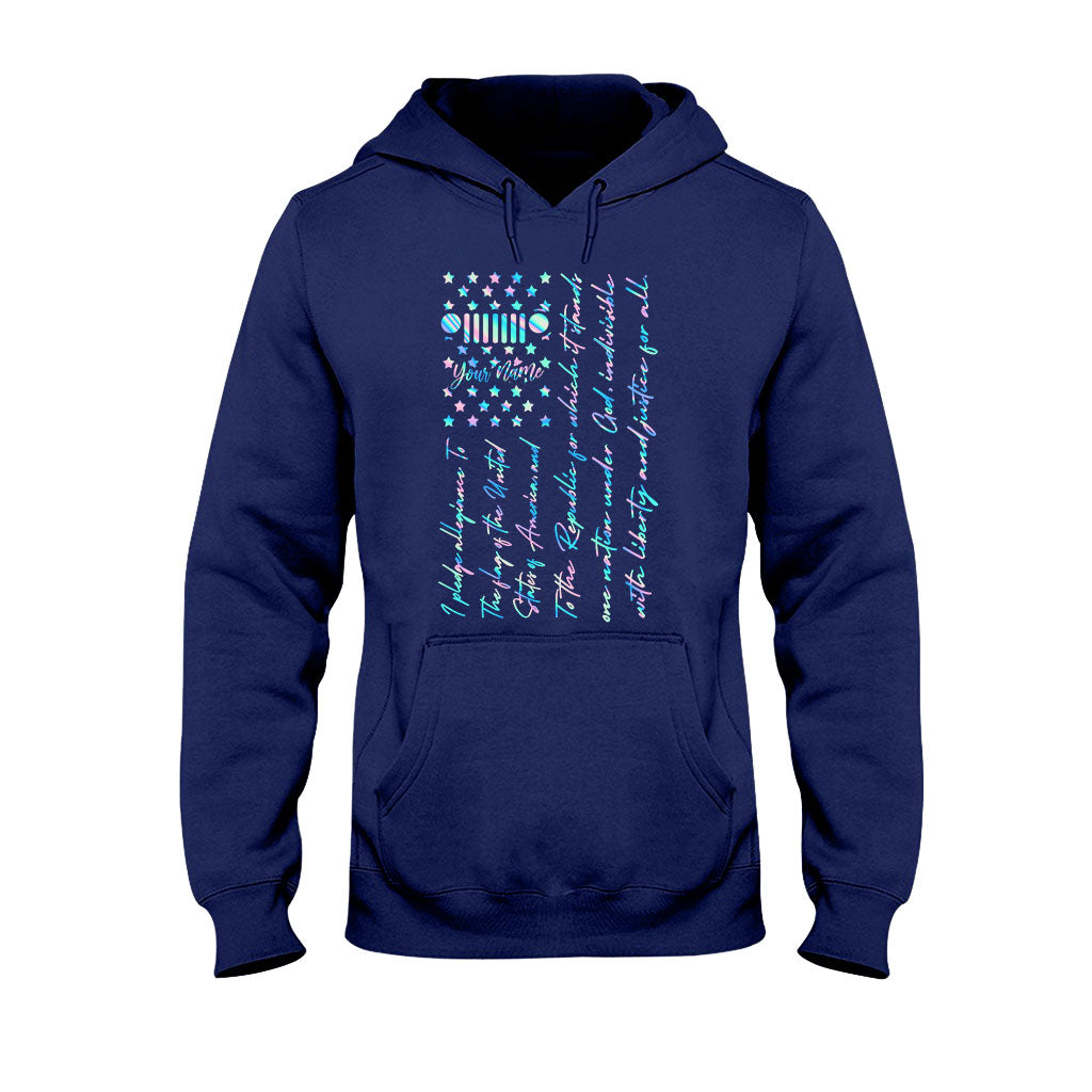 Personalized Independence Day T-shirt & Hoodie with Custom Name T-shirt & Hoodie GradoCreations