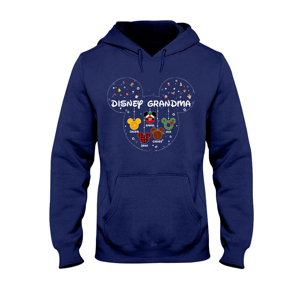 Personalized Christmas T-shirt and Hoodie for Grandma T-shirt & Hoodie GradoCreations