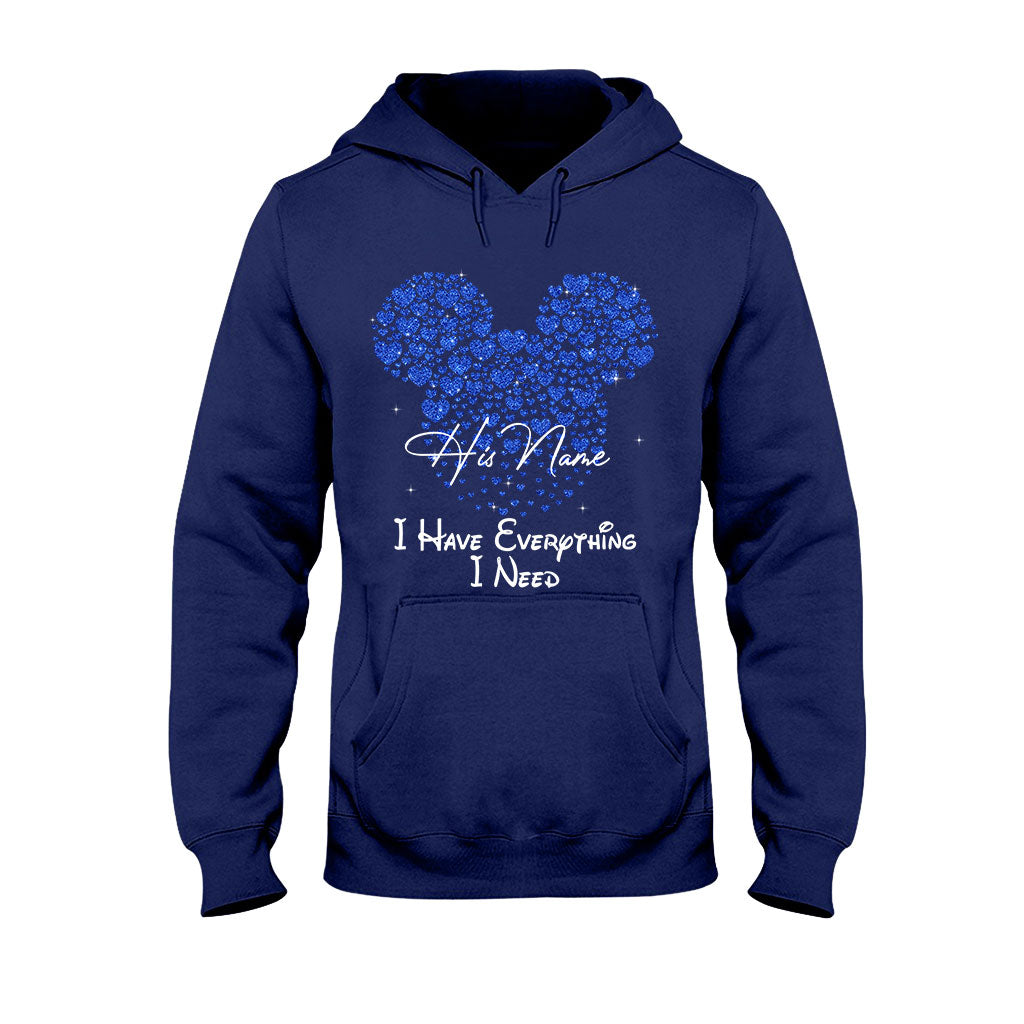 Personalized Mouse T-shirt & Hoodie Custom Name Gift for Couples T-shirt & Hoodie GradoCreations