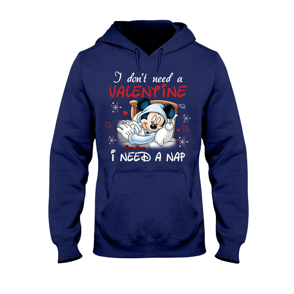 Personalized Valentine T-shirt with Mickey Mouse Design for Her T-shirt & Hoodie GradoCreations