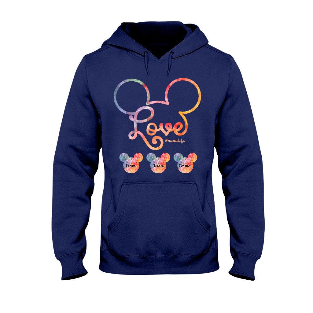 Personalized Grandma T-shirt and Hoodie with Love Design T-shirt & Hoodie GradoCreations